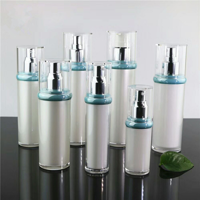 Unique design  cosmetic bottle, mist pump acrylic plastic cosmetic lotion bottle set
