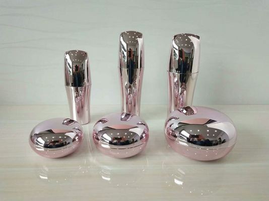 New Cosmetic Container Cosmetics Face Cream Jars Coffee Color Luxury Sample Empty Pink Acrylic Skin Care Cream BB Cream