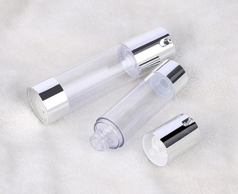 15 ml 30 ml 50 ml 80ml 100 ml  transparent Airless Pump Skincare Cosmetic Bottles