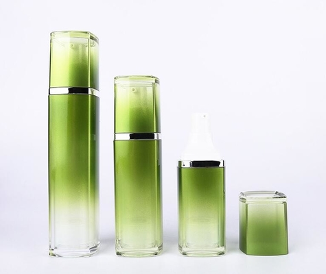 Plastic Cosmetic Cream 1oz Airless Pump Bottle