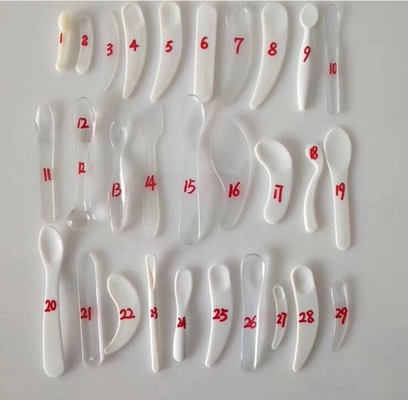 Wholesale disposable individual package cosmetic plastic spoon