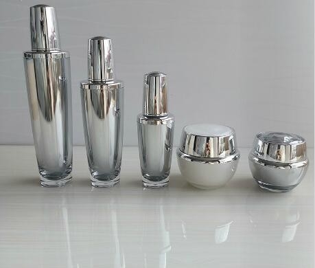 Plastic face cream jar cosmetic packaging 50g empty acrylic cream jars