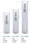 mist spray 20ml 30ml 50ml frost transparent cosmetic airless packaging cosmetic bottle