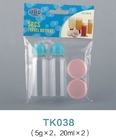 cheap 4pcs plastic cosmetics packaging toiletry kit makeup travel bottle set