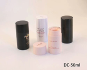 round rotate cosmetic plastic dispenser cosmetic lotion bottle 50ml