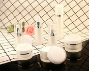 Luxury empty plastic acrylic cosmetic skincare series bottles