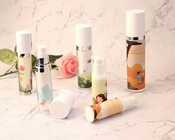 manufacture 15ml 30ml 50ml round  cosmetic airless lotion foundation pump bottle with 3D design