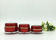 15g 30g 50g  luxury acrylic red round cream cosmetic jar