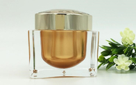 30G 50G luxury square skin lotion plastic acrylic cream cosmetic bottles jars