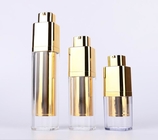 Recycled plastic PP 15ML 30ML 50ML white airless cosmetic bottle