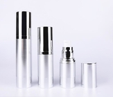 Cosmetic plastic empty airless bottle with pump sprayer