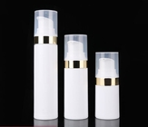 Full range skin care plastic PP airless cosmetic bottle 15ml 30ml 50ml