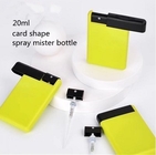 small 20ml portable slide card spray bottle