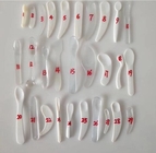 Wholesale disposable individual package cosmetic plastic spoon
