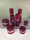 Empty Luxury Cosmetic Packing Round Aluminum Jar And Bottle 10g 15g 30g 50g