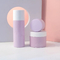 Chinese manufacture cosmetics Packaging 100ml PET Toner Plastic Bottle PP Cream jar Purple Cosmetics Sets