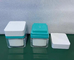 Empty square Cosmetic Jar with Screw Cap Airtight Sealing feature