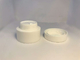 Customized 50g 30g White Double Layer PP Plastic Cosmetic Cream Jar