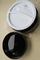 200gram 6.66oz  round big volume  dual chamber plastic  cosmetic Cream Jar For Skin Care mask cream
