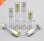 slim and tall 15ml 20ml 30ml  cosmetic airless pump  silver and gold  bottle use to Serum
