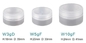 Chinese factory direct Price Packaging Set Skin Care Bottle Face Cosmetic PP 3ml 5ml 10ml Cream Jar