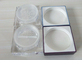 plastic empty 50g square sifter loose powder cosmetic jar/container with clear lids