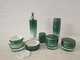 Wholesale Round Shape Cosmetic Packaging Sets Round Acrylic Pump Lotion Bottle and Acrylic Cream Jar