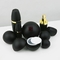 100ml 100gs matt black  ball shape sphere cosmetic plastic cream jar for men's skin care bottle packaging