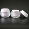 Wholesale 30ml 50ml frosted face Cream Containers Cosmetic Acrylic Jar Round Double Acrylics Jar