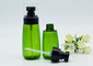 empty cosmetics packaging 30ml 60ml 80ml 100ml dark green PET plastic cosmetic spray mist bottle