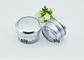cosmetic acrylic cream jar aluminium shroud jar 30g