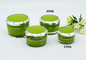 China factory wholesale luxury 5g 15g 30g 50g light green cosmetic acrylic aluminum cream jar