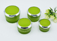 China factory wholesale luxury 5g 15g 30g 50g light green cosmetic acrylic aluminum cream jar