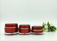15g 30g 50g  luxury acrylic red round cream cosmetic jar