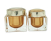 30G 50G luxury square skin lotion plastic acrylic cream cosmetic bottles jars