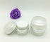 empty 15g 30g 50g Pearl white acrylic cream jar skincare cosmetic containers packaging