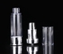 China Supplier Silver Luxury Plastic Cosmetic Bottle 10ml 15ml 20ml 30ml Empty Airless Plastic Serum Pump Dispenser