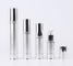 Brushed Silver airless bottle cosmetic packaging 15ml 30ml 50ml