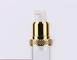 Good quality 10ml 15ml 20ml 30ml gold pump  airless bottle plastic cosmetic