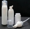 30ml 40ml 50ml 60ml 80ml  PET cosmetic packaging bottle Transparent facial cleansing brush foam bottle pump