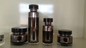 Factory hot sale acrylic jar cosmetic bottles acrylic cosmetic packaging
