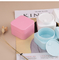 Fast delivery empty 50ML square shape PP cosmetic face cream jar
