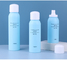 Plastic empty PET sunscreen spray bottle 6oz 150ml OEM sun block bottles hot sale cosmetics bottles