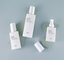 PETG 3.33oz  100ml flat square plastic bottle skin care moisturizing body lotion bottle fresh breath mouthwash bottle