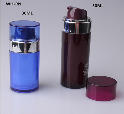 Customizable personal care plastic 30ml  50ml airless cosmetic pump bottle