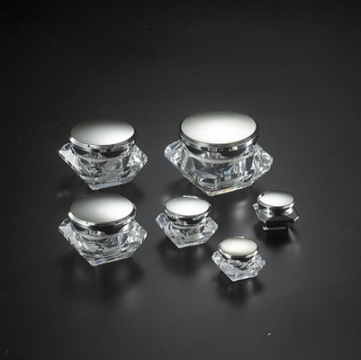 5ml 10ml 15ml 30ml 50ml  diamond acrylic cosmetic jar