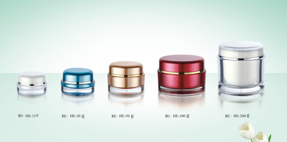 beautiful fashion design acrylic beauty  cosmetic empty  jar samples