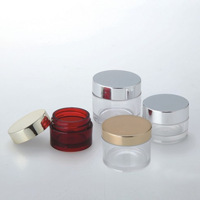 empty 15gram plastic transparent cosmetic jars