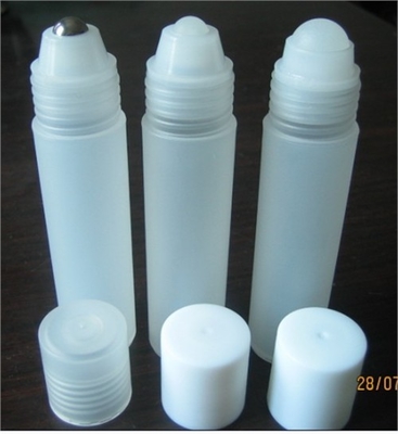 plastic 30ml  1oz roll on bottle with plastic ball and steel ball