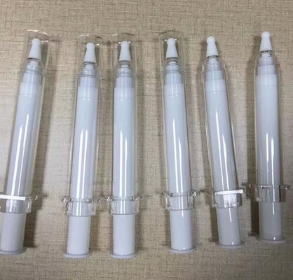 10ml clear eye cream cosmetic syringe serum airless bottle